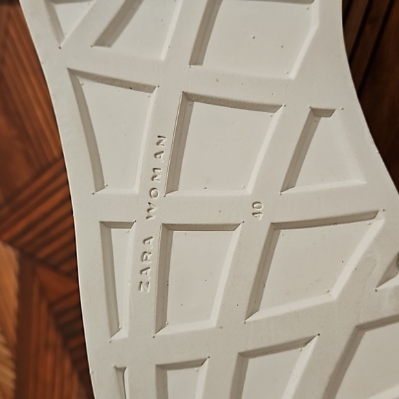 Zara Woman sequin beaded rhinestone embellished shoes sz.9.5 slip on NWOT - Picture 4 of 11